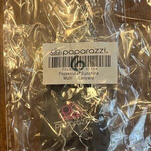 Paparazzi Multi-Color Lanyard with Pink Highlights